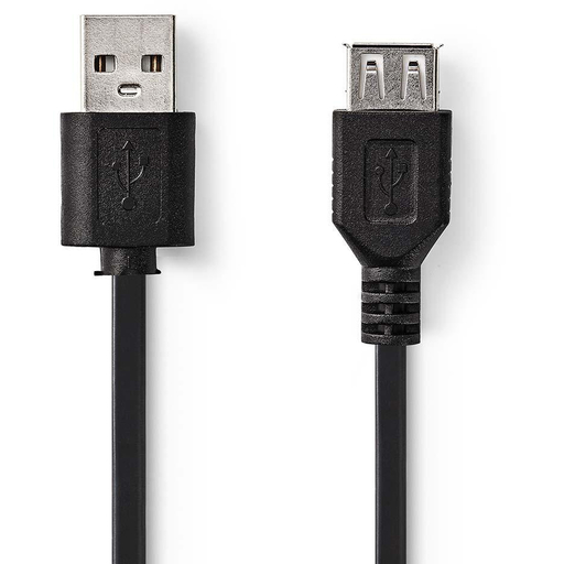 NEDIS USB 2.0 JATKOJOHTO UROS - NAARAS 3M