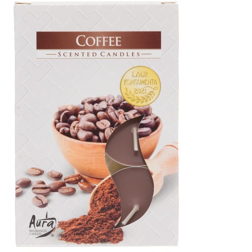 TUOKSULÄMPÖKYNTTILÄ COFFEE 6KPL