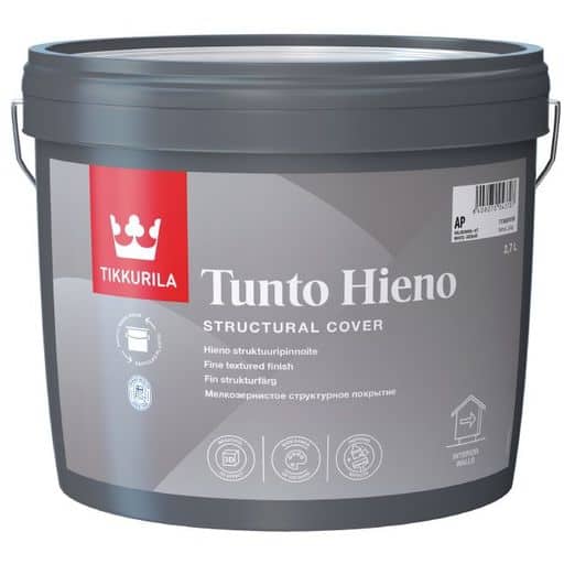 TIKKURILA TUNTO HIENO STRUKTUURIPINNOITE VALKOINEN 2