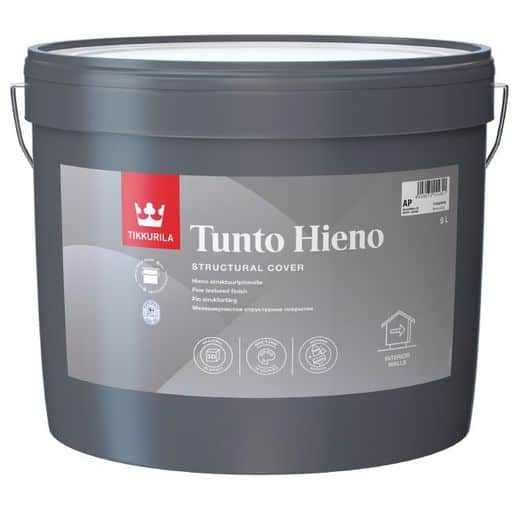 TIKKURILA TUNTO HIENO STRUKTUURIPINNOITE VALKOINEN 9L