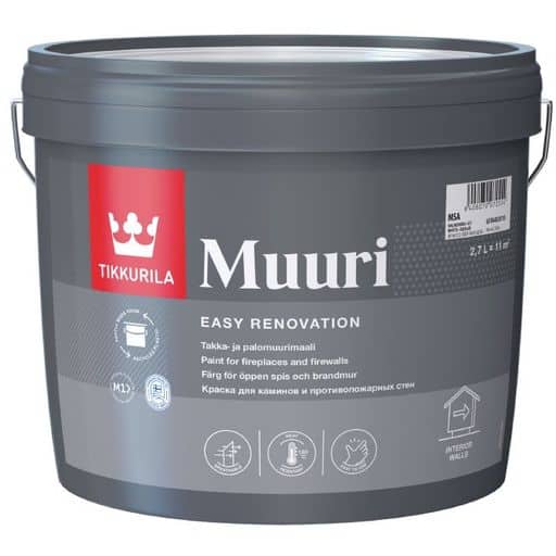 TIKKURILA MUURI TAKKA- JA PALOMUURIMAALI VALKOINEN 2